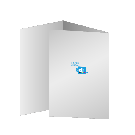 Faltblatt Wickelfalz 6-Seiter | DIN A6 hoch | beidseitig bedruckt