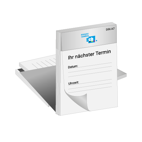 Terminblock | DIN A7 | bedruckt