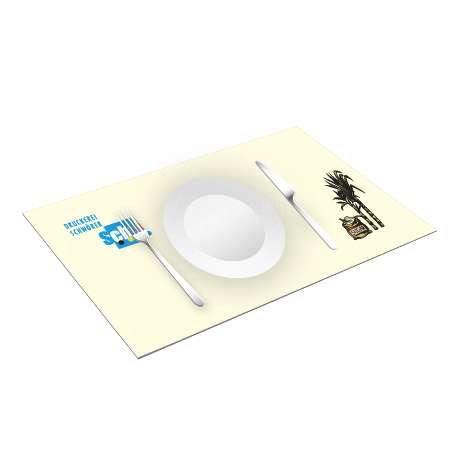 Tischsets aus Zuckerrohrpapier | DIN A3 | einseitig bedruckt